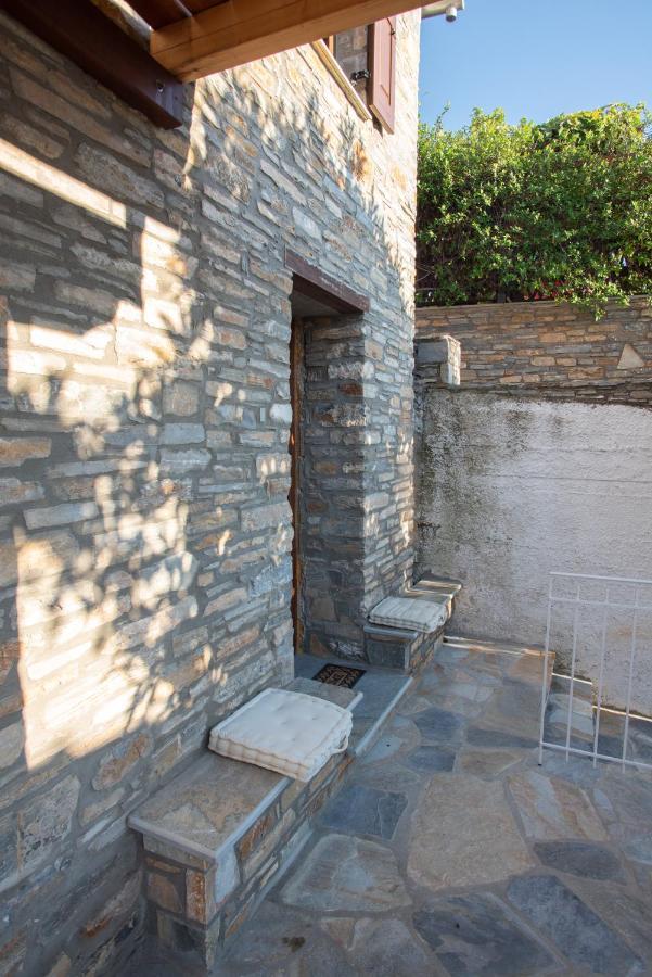 Stone cottage sunset view Áfissos Extérieur photo